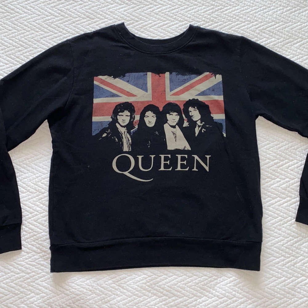 QUEEN BAND CREWNECK LONG SLEEVE SIZE S